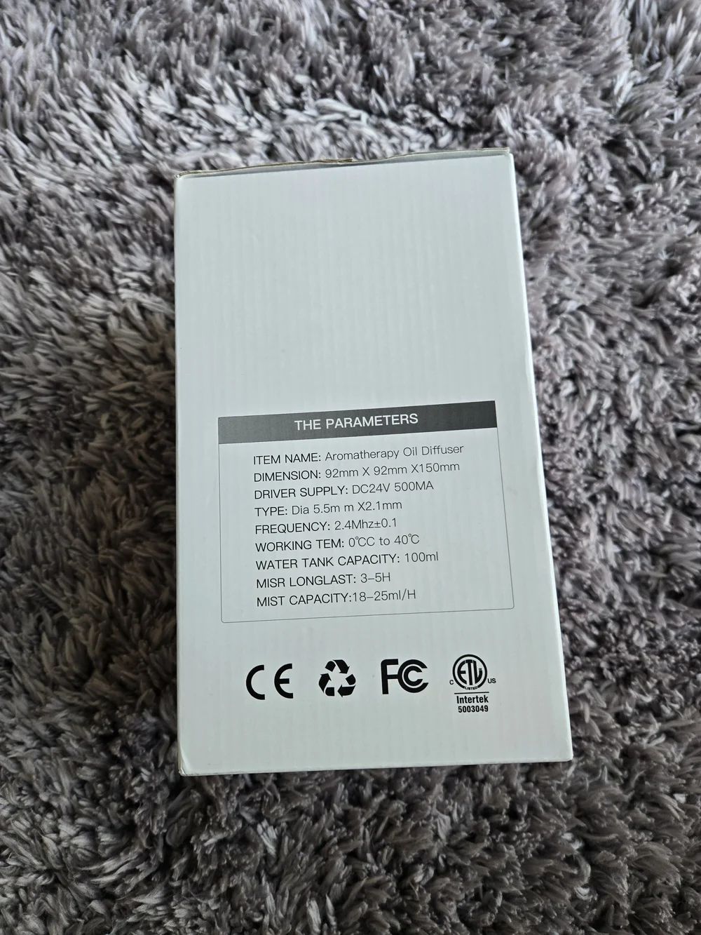homnas Essential Oil Diffuser